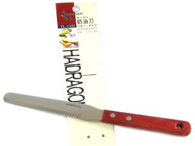 TM-1352木柄奶油抹刀(單邊鋸齒)