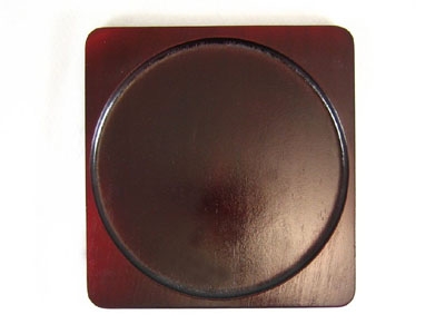 526-19 小型雙耳鐵盤-木板