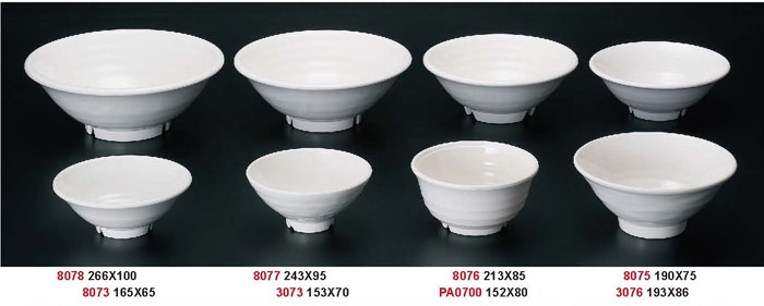 HJ-乳白(3073) 茶飯碗6吋 15.3×H7cm