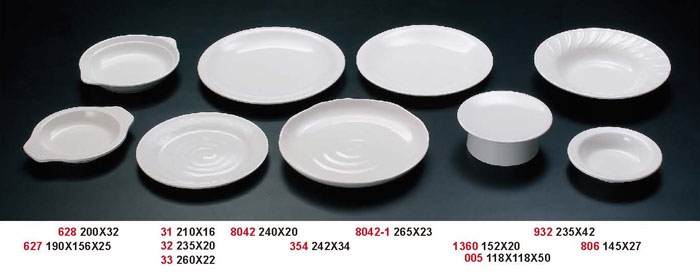 HJ-乳白(8042-1) 西餐盤 26.5CM