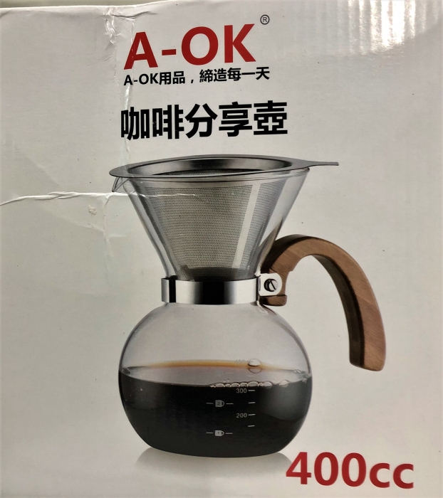 AOK咖啡分享壺附網400cc