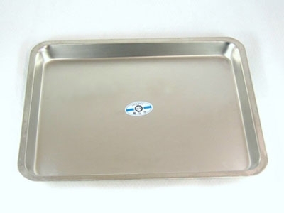 白鐵淺點心烤盤(天大) 60x40xH2.5cm