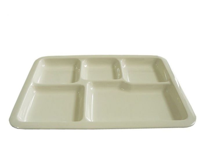 象牙白(9512)五格餐盤30.5*22.8 cm