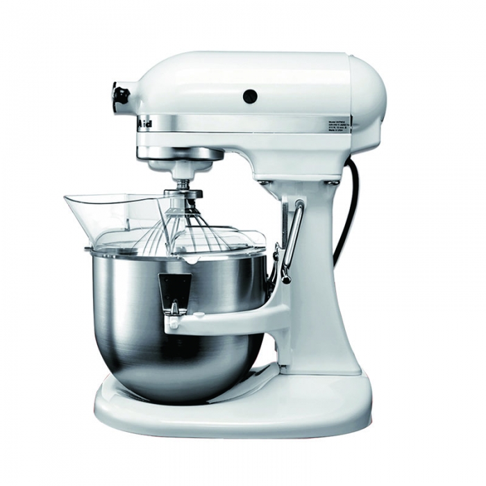 【KitchenAid】4.8公升升降式桌上型攪拌機 - 白色