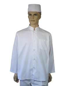 A106 廚師服-中山領單排扣長袖
