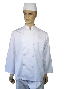 A103 廚師服-中山領雙排扣長袖
